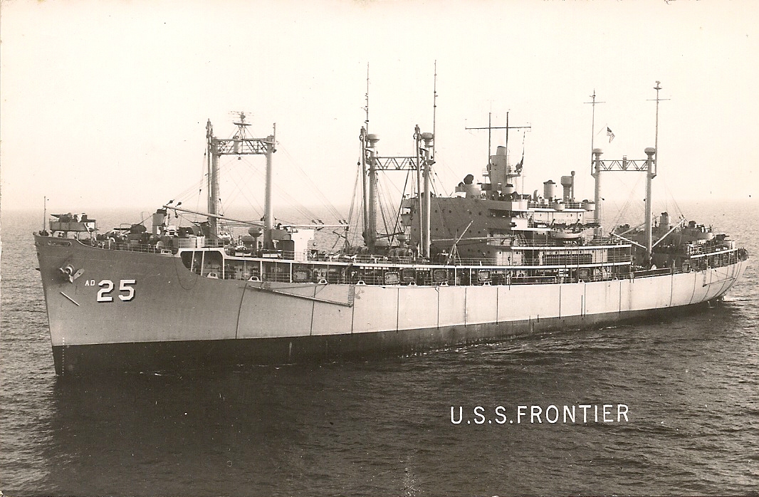 black and white photograph of naval ship